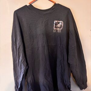 Disney Black Long Sleeve Tee with Graphic